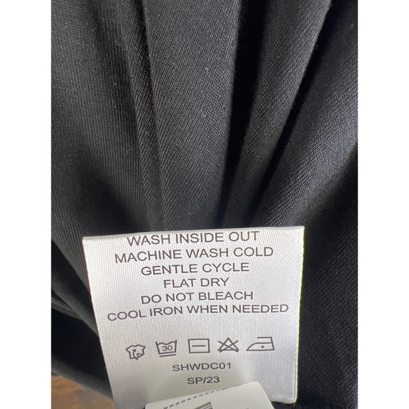 Elegant Black Mini Dress by Quince - Picture 11 of 11